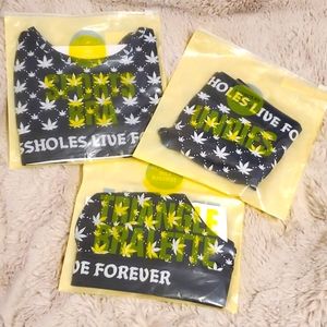 3 pack Black n white Floral Print  ALF bralette